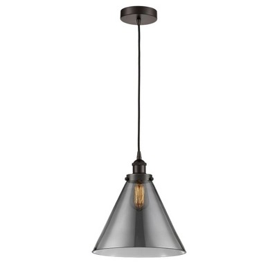 Cone - 1 Light Mini Pendant In Industrial Style-14.75 Inches Tall and 12 Inches Wide