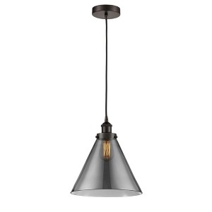 Cone - 1 Light Mini Pendant In Industrial Style-14.75 Inches Tall and 12 Inches Wide - 1 of 1