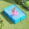 Costway 690 Gal Outdoor Family Swimming Pool with Metal Frame Multi-layer PVC Fabric - 4 of 4