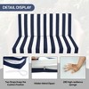PAGED Outdoor Loveseat Cushion Set,48x24x4.5 inch,Waterproof Deep Seat Cushions for Patio Furniture,Double Seat (1 seat+2 back cushions) - 4 of 4