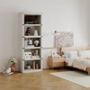 5-Tier Wooden Bookshelf, 67.4" Display Bookcase with 5 Shelves for Home Office, Living Room & Bedroom Storage & Organization - 4 of 4