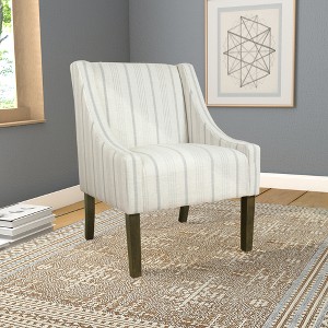 Modern Swoop Accent Armchair - HomePop - 1 of 4