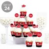 Big Dot of Happiness 2026 Red Graduation Cupcake Decoration - Party Cupcake Wrappers and Treat Picks Kit - Set of 24 - 2 of 4