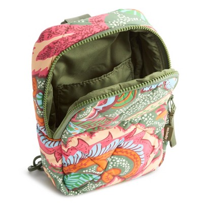Рюкзаки Vera Bradley Women's Featherweight Small Lorman Sling Backpack Leaf Me Not Paisley — фото 3