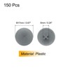 Unique Bargains Plastic Decoration Furniture White Screw Cap Covers - 2 of 3