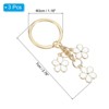 Unique Bargains Cute Flower Women Gifts Pendant Keychain for Purse Decor - 2 of 4