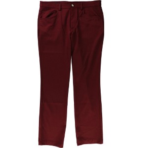 I.N.C International Concepts Mens Shiny Stretch Casual Trouser Pants, Red, 32W x 32L - 1 of 2