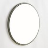 Plum & Post Ryland Mirror Large - Olive Green Round Iron Frame - Beveled - 2 of 3