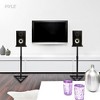 Pyle Speaker Stand Pair of Sound Play 1 and 3 Holder - Black - 4 of 4