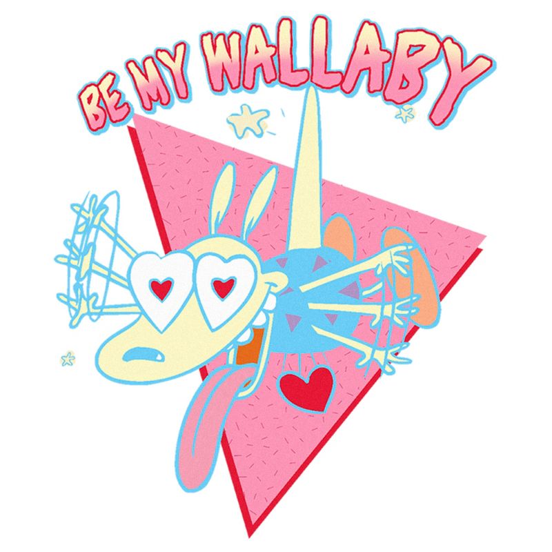 Women's Rocko's Modern Life Be My Wallaby T-Shirt, 2 of 5