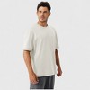 Anna-Kaci Active Men's Oversized Fit Short Sleeve T-Shirt with Drop Shoulders and Relaxed Silhouette for Everyday Style - 4 of 4