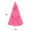 Best Choice Products Artificial Pink Christmas Full Tree Festive Holiday Decoration w/ Stand - 2 of 4