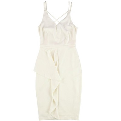 bar III Womens Draped Bodycon Dress