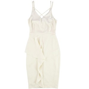 bar III Womens Draped Bodycon Dress - 1 of 2
