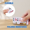 GSE 12-Deck Waterproof Plastic Playing Cards, Standard Index Bridge Size, Washable Cards (Blue & Red) - 4 of 4