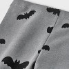 Baby Bat Face Romper & Leggings Set - Cat & Jack™ Black - 4 of 4