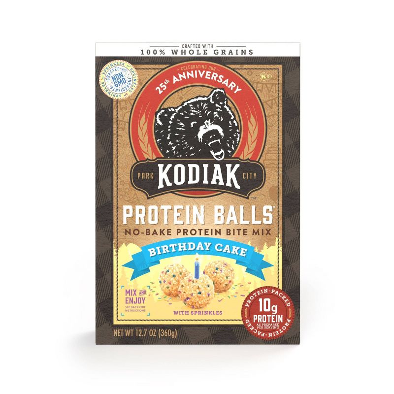 Kodiak Birthday Cake Protein Ball Mix - 12.7oz, 1 of 7