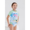 Star Wars The Child Girls One Piece Bathing Suit Rash Guard Tankini Top and Bikini Bottom 4 Swimsuit Set Little Kid to Big Kid - 2 of 4