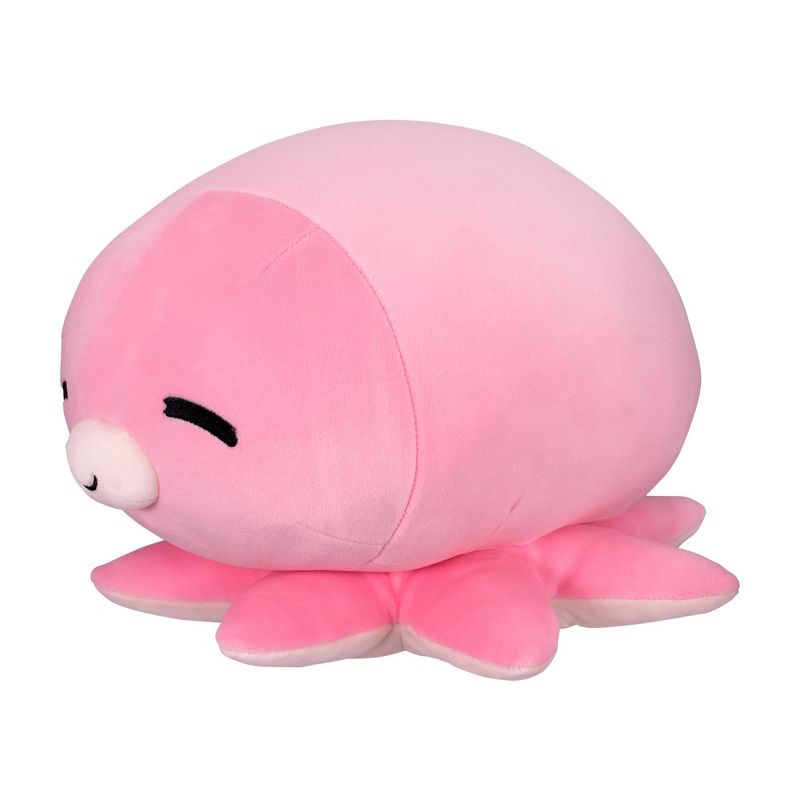 Toynk MochiOshis 12-Inch Character Plush Toy Animal Pink Octopus | Izumi Inkyoshi, 3 of 8