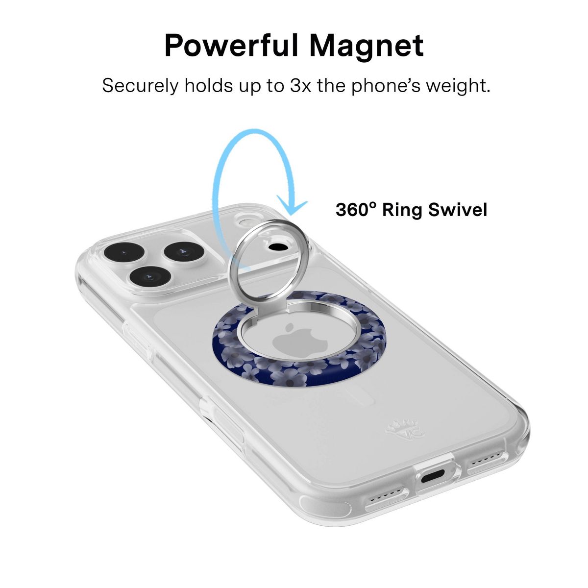 Velvet Caviar MagSafe Grip Midnight Blossom - thumbnail 2