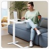 ChicFurnit Desks Mobile Standing Desk computer desk Couch Side Table Portable Standing Desk for Home Office, White, 27.56"*15.75"*43.31" - 3 of 4