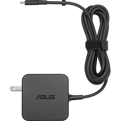 Asus AC65-00 65W USB Type-C Adapter - 120 V AC, 230 V AC Input - 5 V DC/3.25 A, 9 V DC, 15 V DC, 20 V DC Output
