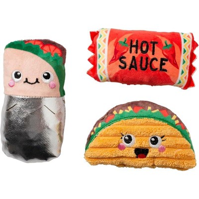 ZippyPaws Plush Dog Toy Set, Interactive Hide and Seek Play, Fiesta Till You Siesta, Pet Shop Collection