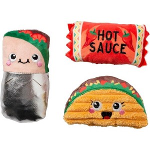 ZippyPaws Plush Dog Toy Set, Interactive Hide and Seek Play, Fiesta Till You Siesta, Pet Shop Collection - 1 of 4