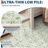 Coucheta Vintage Washable Runner Rug , Non-Slip Floral Carpet for Entryway & Hallway, Low Pile Oriental Prin(Multiple Sizes and Colors) - 4 of 4