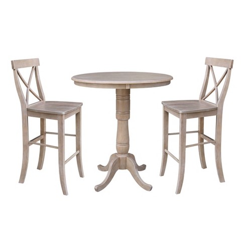 Bar height discount round dining table