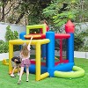 Yaheetech Inflatable Bounce House With Slide, Blue/Yellow - 2 of 4