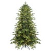 YOOCOZZ Christmas Decor, 4FT Green PVC+PE Tree, 50 Warm UL Light, 919 Tips, Hinged Branch Design, Realistic Needles, Sturdy Metal Stand, Easy Setup - 2 of 4