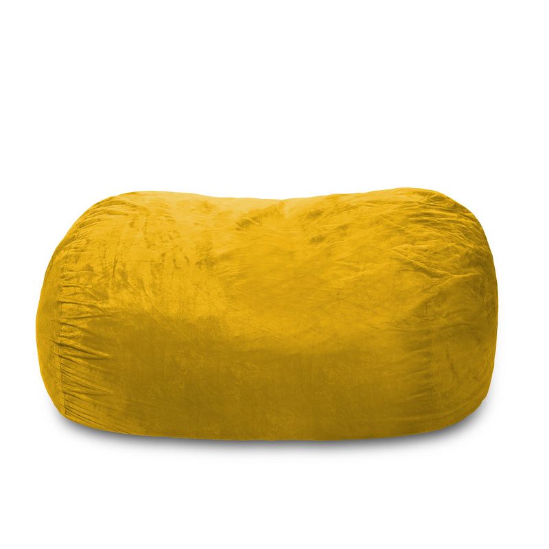 6' Large Bean Bag Lounger with Memory Foam Filling and Washable Cover - Relax Sacks, 3 of 7
