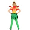 HalloweenCostumes.com S  Girl  Kid's Tiger Lily Flower Costume | Flower Costumes, Orange/Yellow/Green - 2 of 4