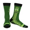 Rick and Morty Men's Pickle Rick 3 Pair Casual Crew Socks in Jar Container Fits Shoe Size 6-12 Green - 2 of 4