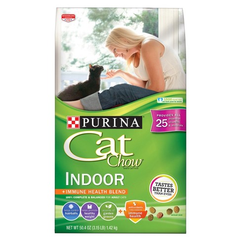 dry cat food green bag