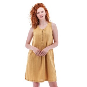 Aventura Clothing Women's Breezy Pintuck Swing Dress - 1 of 4