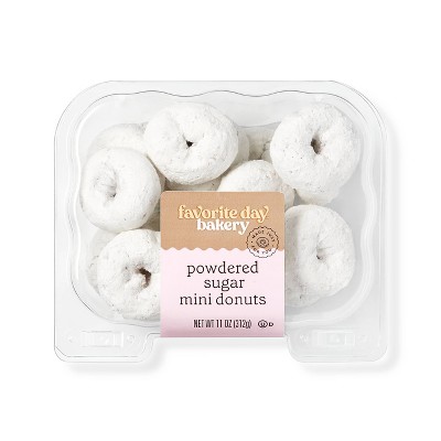 Powdered Sugar Mini Donuts - 11oz - Favorite Day&#8482;