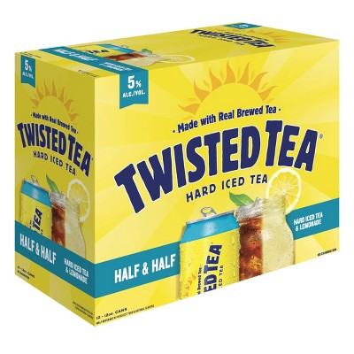 Twisted Tea Half And Half Hard Iced Tea - 12pk/12 Fl Oz Cans : Target