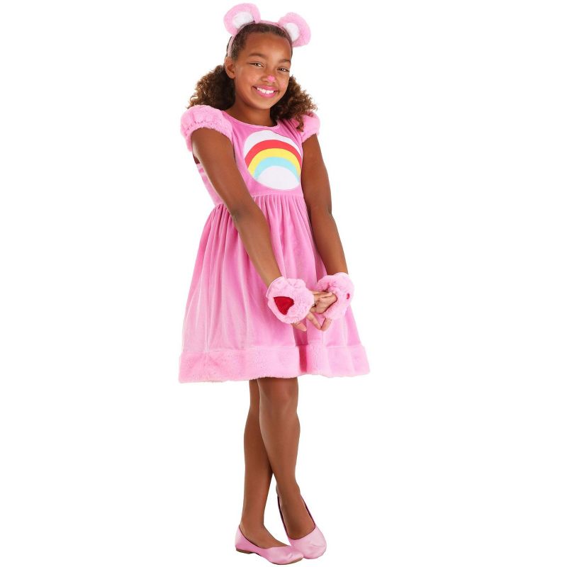 HalloweenCostumes.com Girl's Cheer Bear Party Dress Costume., 1 of 7