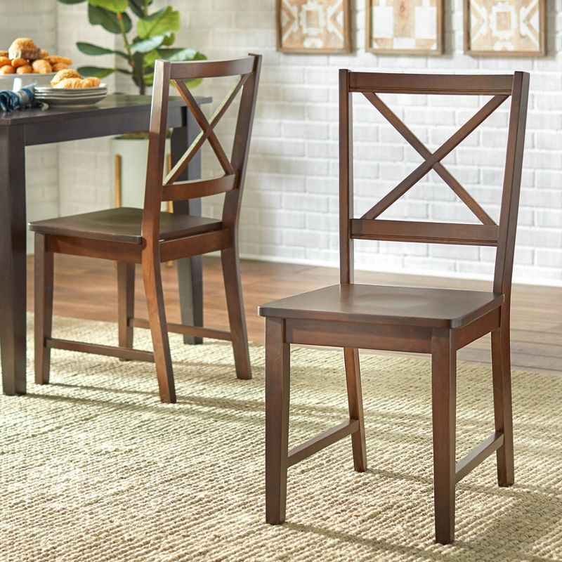 Set of 2 Virginia Crossback Dining Chairs - Buylateral, 3 of 6