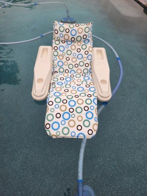 Poolmaster rio sun adjustable online floating chaise lounge 70745