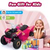 Sandinrayli 6 Volt Kids Ride On ATV Toddler Toy Car 4-Wheeler Quad Car for Kids 3-6 with Trailer - 4 of 4