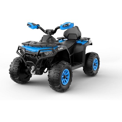 12V Electric Ride On Car for Kids 3-8 Years, 2 * 45W Motor, Remote Control, LED Lights, Music Player & Emergency Brake, & Big Kids