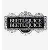 Beetlejuice Beetlejuice Black Sign Logo Adult Long Sleeve Hoodie - 2 of 2