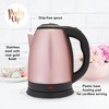 Pinky Up Parker Electric Tea Kettle, Hot Water Dispenser, Automatic Shut Off, Stainless Steel Cordless Electric Teapot, 56oz, Rose Gold - 4 of 4