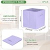 Unique Bargains Fabric Storage Bins 3 Pcs - 2 of 4
