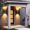 LLHZSY 2-Light 7" Modern Industrial LED Outdoor Wall Light Fixture-Gold-3000K Warm Light - 4 of 4
