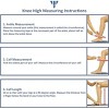 Jobst Relief Open Toe Knee High Stockings Compression 30-40 Small Beige - 4 of 4