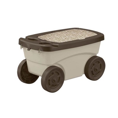 Suncast GDS200D 22.5 x 12.25 x 13 Inch Resin Multipurpose Garden Scooter Cart